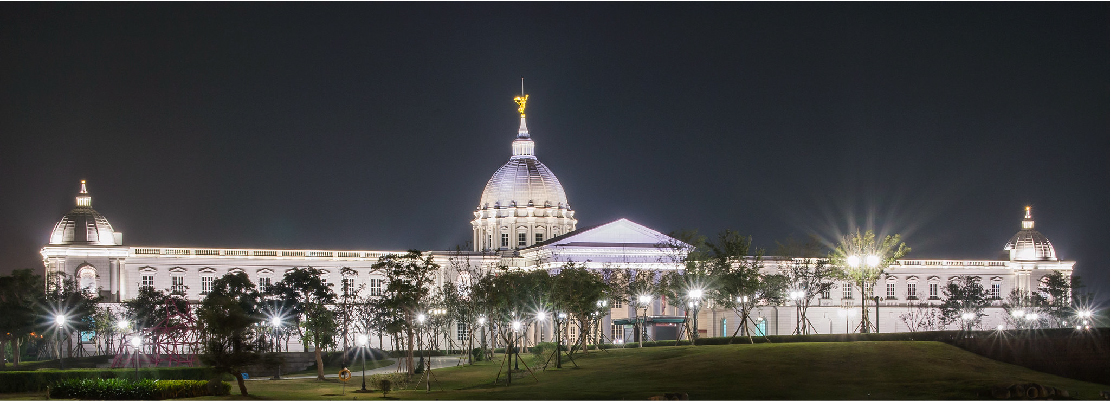 夜晚的奇美博物館